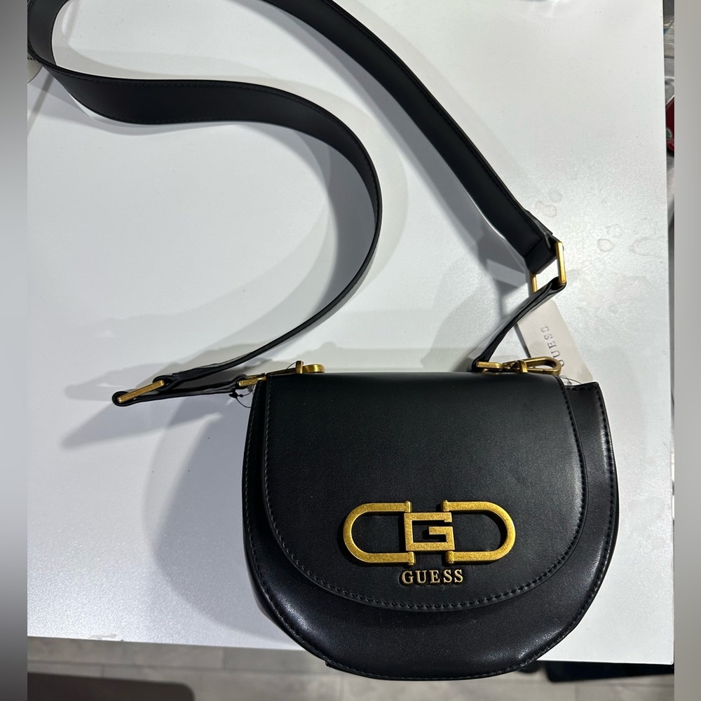 GUESS Fleet Mini Saddle Crossbody Bag